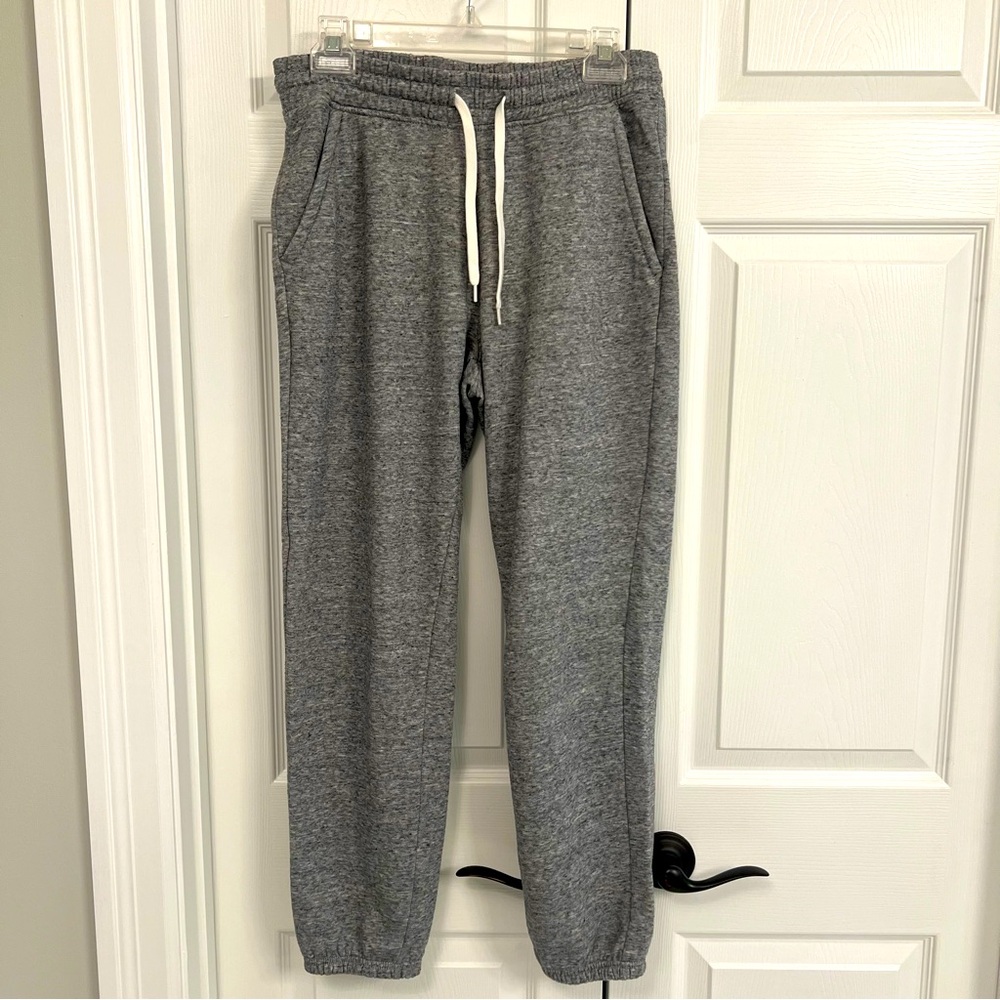 Old Navy Mens Jogger Sweatpants Small Gray Elastic Waistband